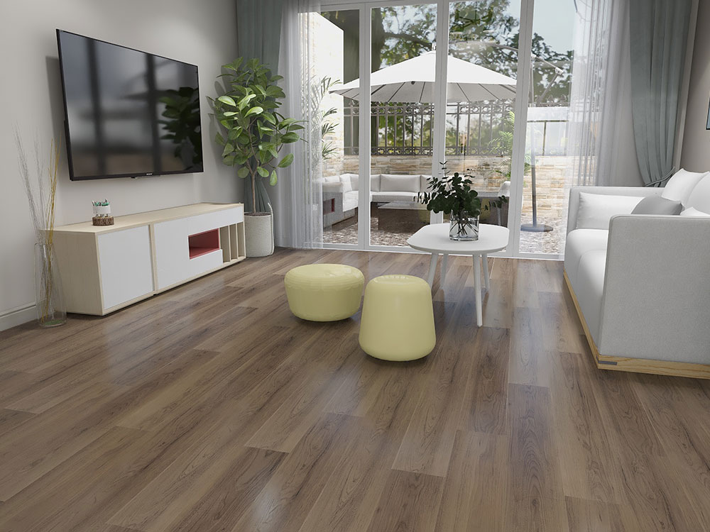 LVT-vloeren met droge rug