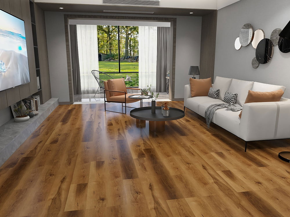 LVT-vloeren met droge rug