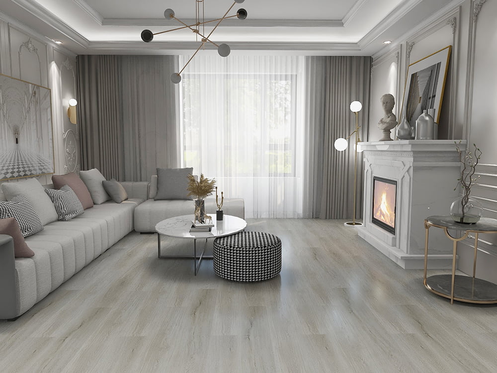 LVT-vloeren met droge rug